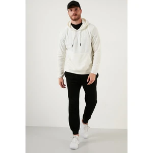 Slim Fit Kanguru Cepli Kapüşonlu Polar Erkek Polar 5906032