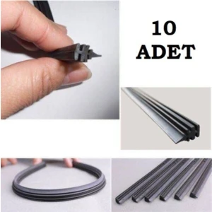 Eraks Car Accesories Silecek Lastiği 700 mm 10 Adet 70 cm Silecek Lastiği 1. Kalite Silgi 700MM Silecek Oto Cam Silecek