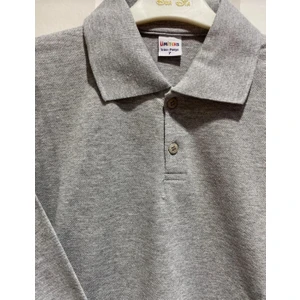 Fires Giyim Uzun Kollu Polo Yaka Okul Tshirt