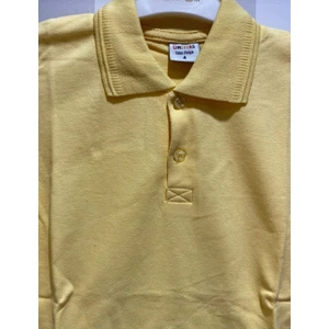 Fires Giyim Uzun Kollu Polo Yaka Okul Tshirt