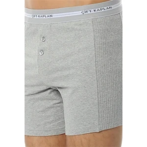 Çift Kaplan 880 Erkek Elastanlı Biyeli Boxer
