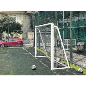 Beyaz Filos Ipten 3mm Kalınlıgında  - Kale Filesi - 3 M Genişlik x 2 M Yükseklik x 1 M Derinlik Beyaz Kale Ağı
