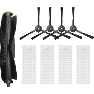Rulo Fırça Filtresi Yan Fırça Qihoo 360 S10 X100 Max Robotik Süpürge Için Yedek Parçalar (Yurt Dışından)