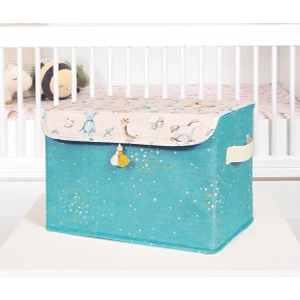 Atölye Sensin Baby Çok Amaçlı Kapaklı Kutu Düzenleyici Maxi (Mavi) 35x24x23 cm