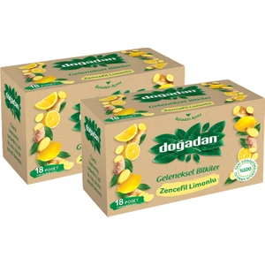 Zencefil Limonlu Bitki Çayı 18'li x 2 Adet