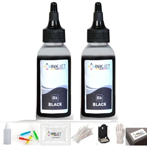 Hp Yazıcılar ile Uyumlu Siyah Kartuş Dolum Seti 2 Adet 100 ml Hp Mürekkebi