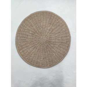 Doğal Yuvarlak Jüt Örgü Hasır Halı Kilim