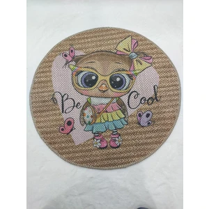 Doğal Yuvarlak Jüt Örgü Hasır Halı Kilim