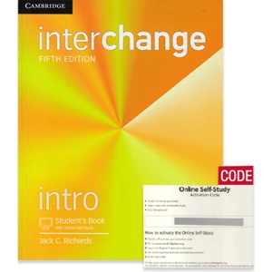Cambridge University Press interchange intro Fifth EDT. Student's Book+Access Code (Workbook Yoktur!)