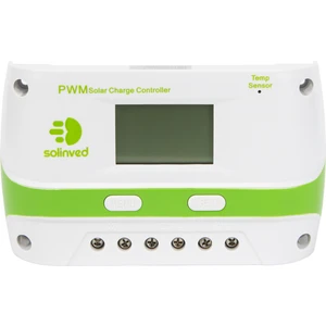 30A Amper PWM Solar Güneş Paneli Şarj Kontrol Cihazı Akü Batarya Şarj Regülatörü 12V 24V