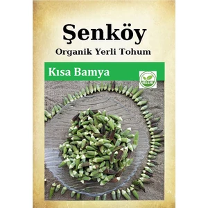 Yerli Kısa Bamya Tohumu Doğal Ata Tohum Pakette 10 Gr 150 Tohum + Sebze Tohumu