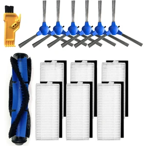 Yedek Kit Uyumlu Eufy Robovac 11S Robovac 30 Robovac 30C Robovac 15C Robovac 12 Aksesuarlar, Vakum Filtreleri, Yan Fırçalar, Rulo Fırça, 14'lü Paket (Yurt Dışından)