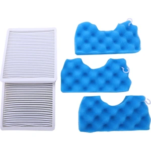 2x Elektrikli Süpürge Toz Filtresi Hepa Filtre + Samsung SC4300 SC4470 Beyaz VC-B710W Için 3x Filtre Pamuk Seti (Yurt Dışından)