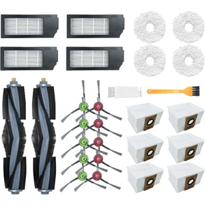Ecovacs Deebot X1 Için Omni/turbo Toz Torbası Ana Fırça Kiti Hepa Filtre Paspas Temizleme Bezi Elektrikli Süpürge Aksesuarları (Yurt Dışından)
