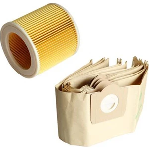 Karcher Wd3 Premium Wd 3,300 M Wd 3,200 WD3,500 P 6,959-130 Elektrikli Süpürge Için 5x Toz Torbası 1x Filtre (Yurt Dışından)