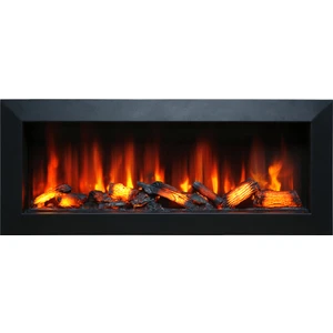 Beyaz Şömine Flameline Eco 100 Elektrikli Şömine