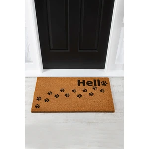 Paspas Yap Hello Yazılı Kedi Patili Kapı Önü Paspası