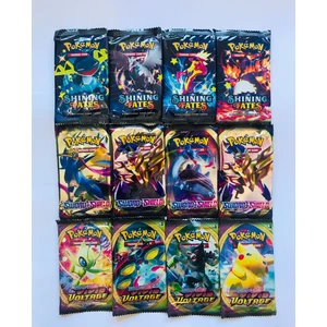 3'lü  Set 12 Paket Pokemon Kart Bir Arada