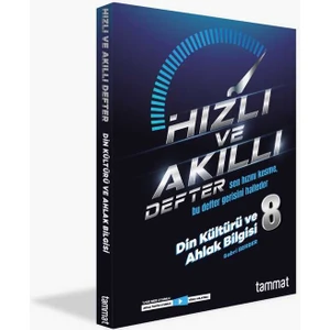 Tammat Yayıncılık Tammat Yayınları Lgs Din Kül. ve Ahlak Bilg.  Hızlı ve Akıllı Defter