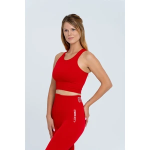 Kadın Halter Yaka Dikişsiz Spor T-Shirt | Crop Tops |