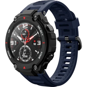 Amazfit T-Rex Pro Uyumlu Tokalı Silikon Kordon Kayış