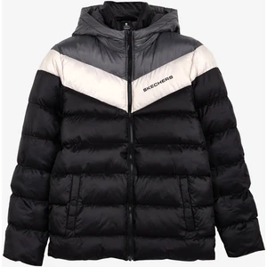 M Outerwear Colorblock Padded Jacket Erkek Siyah Mont S222069-001