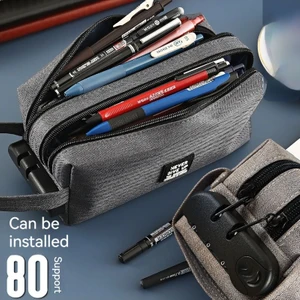 Ivy Stationery Büyük Kapasiteli Kanvas Kalem Kutusu Şifreli Kilitli (Yurt Dışından)
