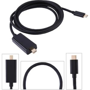 4K Type-C To Mini Displayport Thunderbolt Erkek Çevirici 1.8mt