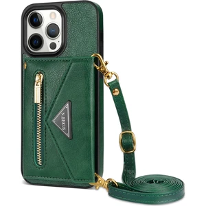 Çapraz Gövde Tarzı Kart Yuvası Cüzdan Kılıf Uyumlu iPhone 14 Pro Max (Yurt Dışından)