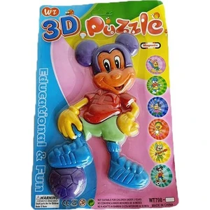 3D Eğitici Magnet Puzzle 23CM (Fare)