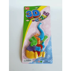 3D Eğitici Magnet Puzzle 23CM (Fil)