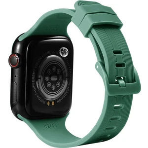 Case 4U Apple Watch Seri 6/SE/5/4 Çizgili Esnek Silikon Kordon 40mm KRD-23 Yeşil