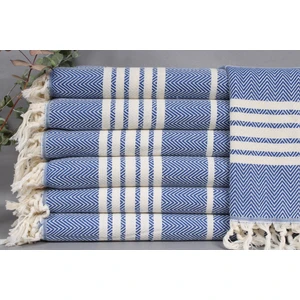 Kayra Export Saks Mavi Çaydanlık Havluları, Kurulama Bezi, 50 x 100  cm  Pamuk Bulaşık Bezi, Nedime  ,