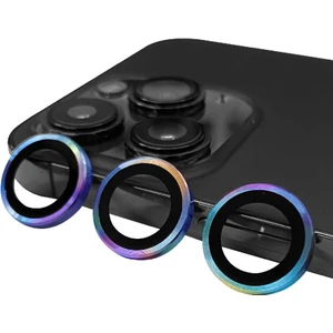 Case 4U Apple iPhone 14 Pro Kamera Lens Koruyucu 3 Parça CL-07 Renkli