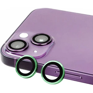 Case 4U Apple iPhone 14 Plus Kamera Lens Koruyucu 2 Parça CL-07 Açık Yeşil