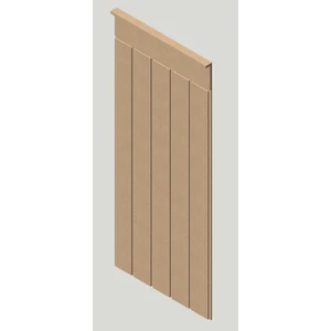 Duvar Paneli 45 cm Genişlik x 105 cm Ham Mdf Duvar Paneli ( 10 mm Kalınlık )