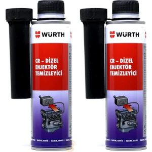 2x Würth Dizel Enjektör Temizleyici Performans Iyileştirici 300ML