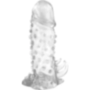 Hizlixpress Brave Man Sleeve 14 CM Tırtıklı Süper Kalite Silikon Penis Kılıfı