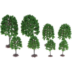 Strade Store 8pcs 1: 200 Minyatür Ağaç Dekorasyonu Minyatür Ağaç Oyuncak Peyzaj Model Yapımı (Yurt Dışından)