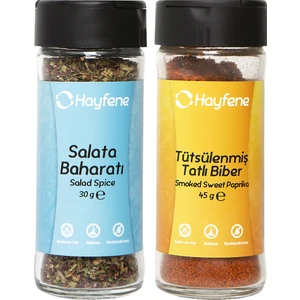 Salata Baharatı Tütsülenmiş Tatlı Kırmızı Biber 2'li Baharat Seti
