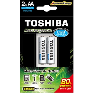 Toshıba USB Şarj Cihazı+2 AD.2000MAH Kalem Pil