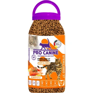 Pro Canıne Az Tahıllı Hypoallergenic Somonlu Kısır - Obez Sterilised Yetişkin Kedi Maması 5 Lt