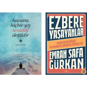 Hayatta Hiçbir Şey Tesadüf Değildir - Ezbere Yaşayanlar (2 Kitap Set)