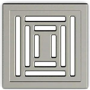 Vitra V-Flow Kare 5607318 Yalıtımlı Duş Kanalı, Yandan Çıkışlı, 15X15 Cm, Dk 800 Kapak, Parlak Kro