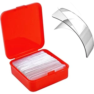 Dekor Dünyası Dekordünyası 60 Parça Çift Taraflı Nano Bant Montaj Bandı Sabitleyici Yıkanabilir Jel Bant 1cm*4.5