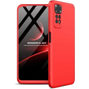 Xiaomi Redmi Note 11 ile Uyumlu Kılıf 3 Parçalı Tam Koruma Dayanıklı Soft Ince Kılıf