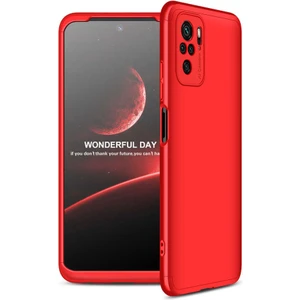 Xiaomi Redmi Note 10 ile Uyumlu Kılıf 3 Parçalı Tam Koruma Dayanıklı Soft Ince Kılıf