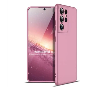 Samsung Galaxy S21 Ultra ile Uyumlu Kılıf 3 Parçalı Tam Koruma Dayanıklı Soft Ince Kılıf