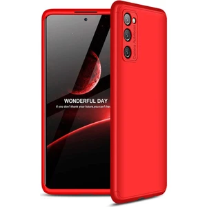 Samsung Galaxy S20 Fe ile Uyumlu Kılıf 3 Parçalı Tam Koruma Dayanıklı Soft Ince Kılıf