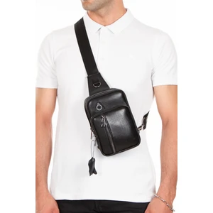 Kindfox Deri Unisex Kulaklık Çıkışlı Mini Bodybag | Omuz Çantası | Çapraz Çanta